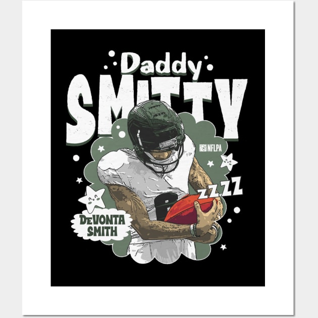 Devonta Smith Philadelphia Daddy Smitty Wall Art by ClarityMacaws